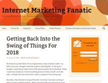 Tablet Screenshot of internetmarketingfanatic.com